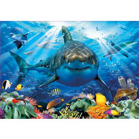 thumb-Grand Requin Blanc - puzzle de 500 pièces-2