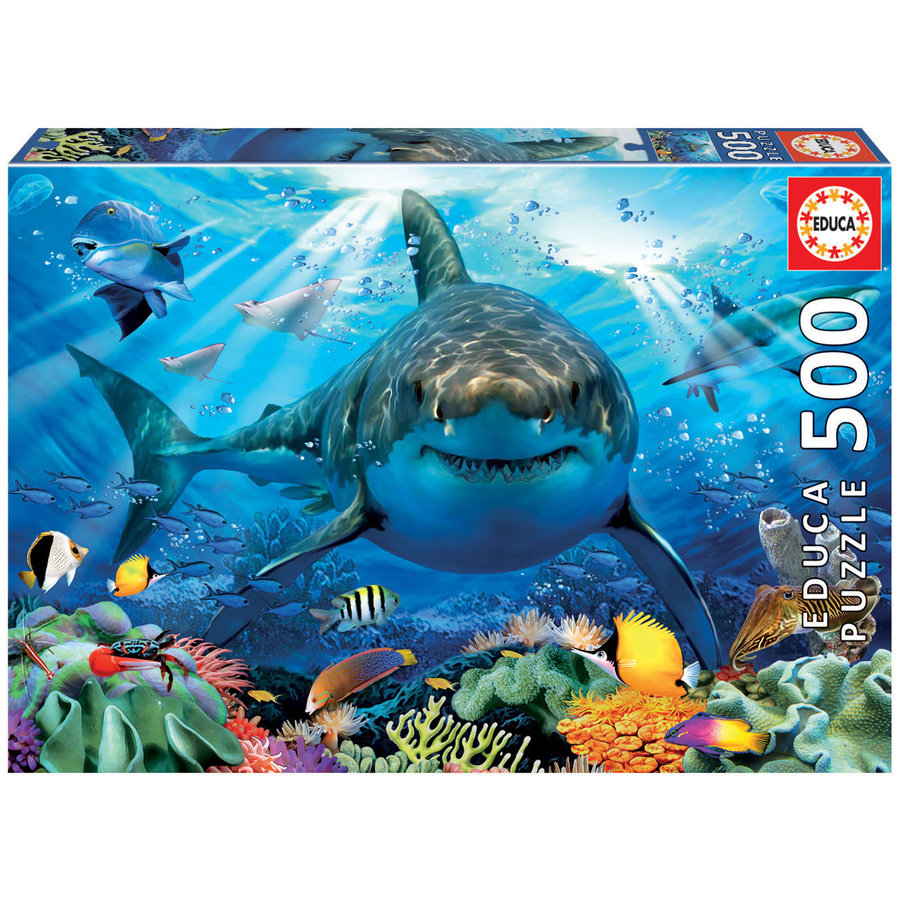 Grand Requin Blanc - puzzle de 500 pièces-1