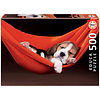 Educa Sleeping in a Hammock - 500 pieces  -  jigsaw puzzle of 500 pieces