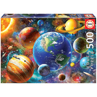 thumb-Système Solaire - puzzle de 500 pièces-1