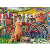 Ravensburger Cute dogs in the garden  - jigsaw puzzle of 500 pieces