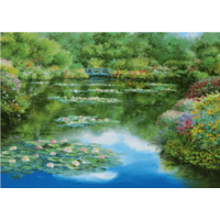 thumb-Water Lily Pond - 1000 pieces-1