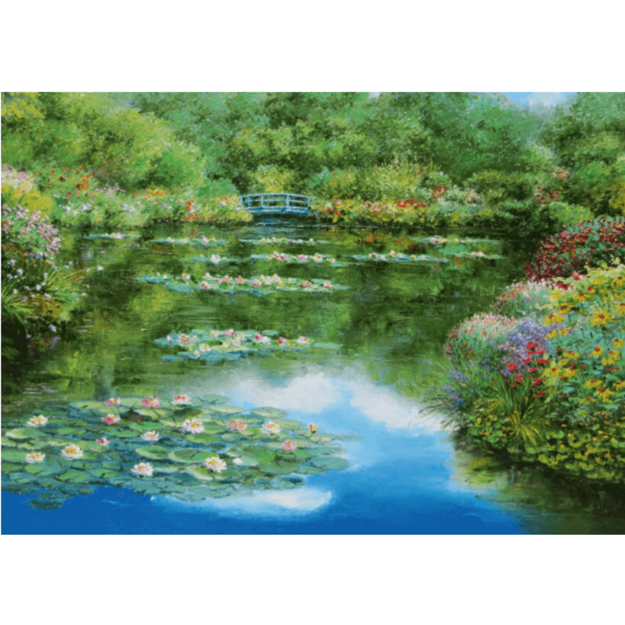 Water Lily Pond - 1000 pieces-1