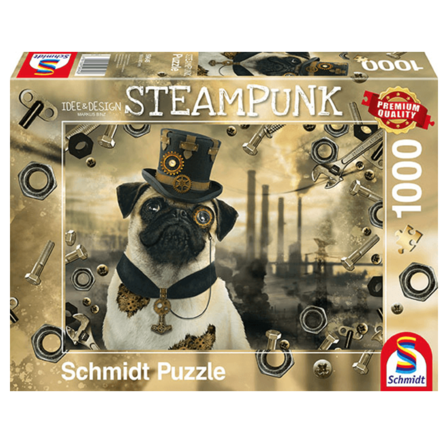 Steampunk Dog - puzzle of 1000 pieces-2