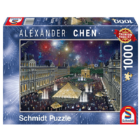 thumb-Vuurwerk bij het Louvre - 1000 stukjes-2