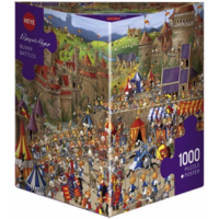 thumb-Bataille de lapins - Ruyer - puzzle de 1000 pièces-2