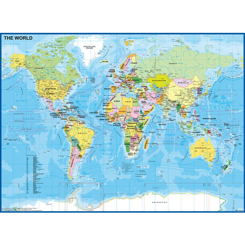  Ravensburger Carte du Monde - 200 pièces 