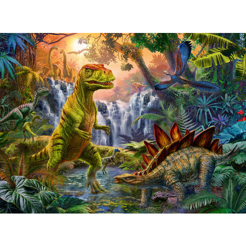  Ravensburger Oasis of dinosaurs - 100 pieces 