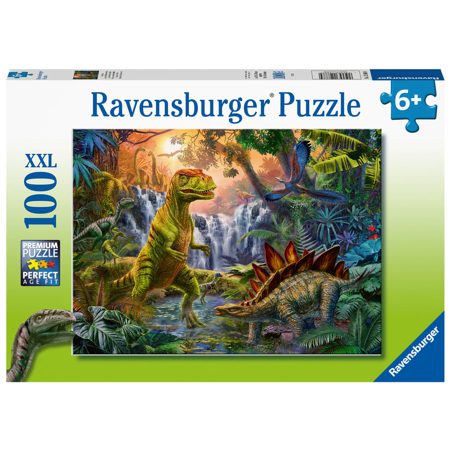 Oase van dinosauriërs - puzzel van 100 stukjes-2