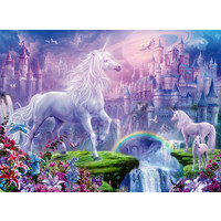 thumb-Royaume des licornes - puzzle de 100 pièces-2