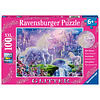 Ravensburger Kingdom of Unicorns (glitter) - puzzle of 100 pieces