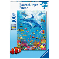 thumb-Dolphin Encounter - puzzle of 100 pieces-2