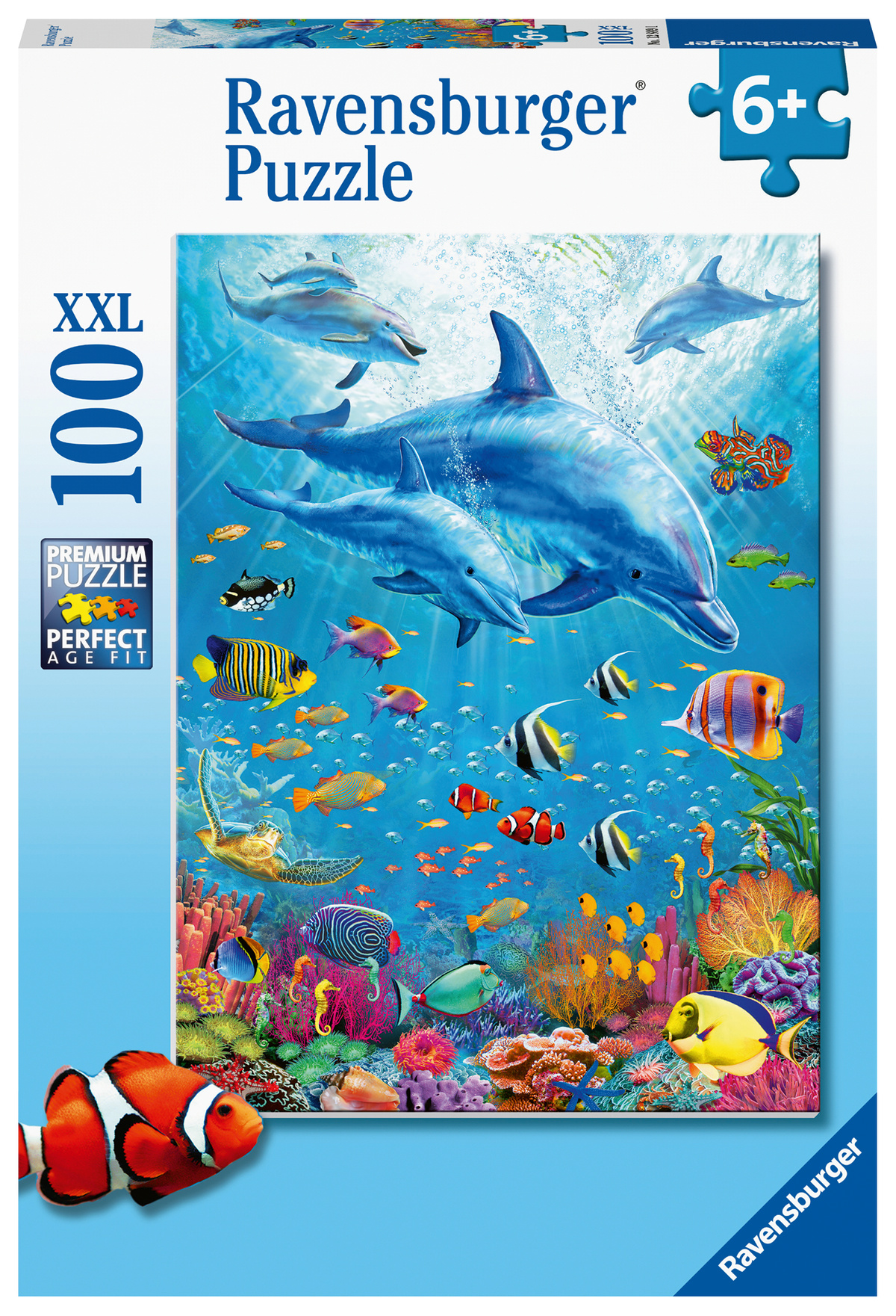 Pod of Dolphins Puzzle - 100 piece Pod of Dolphins Puzzle - 100 piece