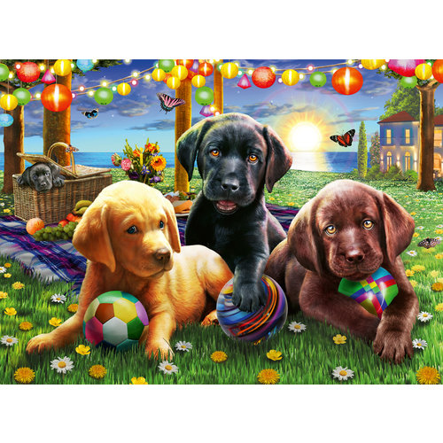  Ravensburger Dogs' Picnic - 100 pieces 