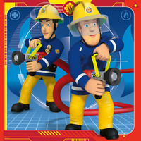 thumb-Fireman Sam - 3 puzzles of 49 pieces-4