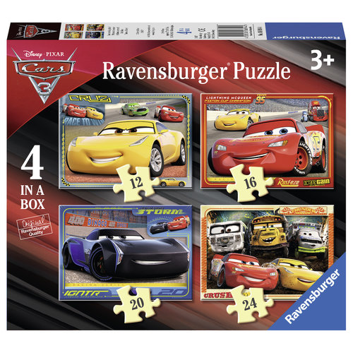  Ravensburger Disney Cars - 12+16 +20 +24 stukjes 