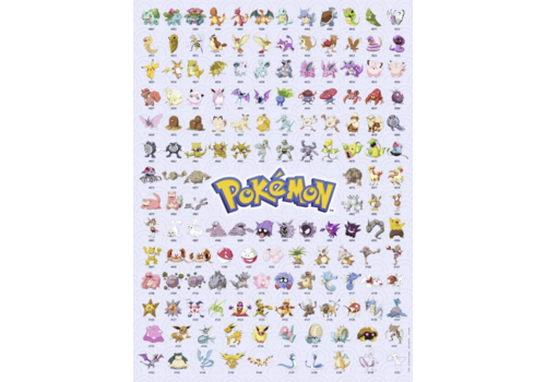  Ravensburger Pokemon Classics 1500 Piece Jigsaw