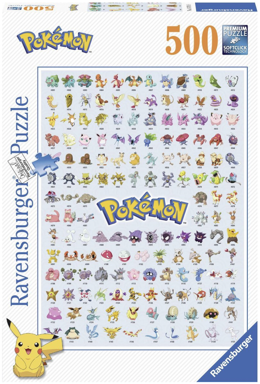 Ravensburger Pokemon - 500 pieces