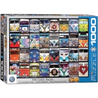 VW Bus - Cool Faces - 1000 pieces - jigsaw puzzle