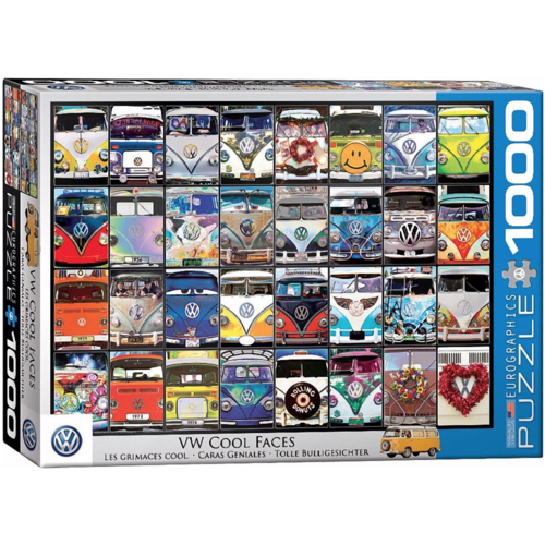  Eurographics Puzzles VW Bus - Cool Faces - 1000 pièces 