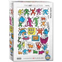 thumb-Keith Haring - Collage - puzzle de 1000 pièces-2