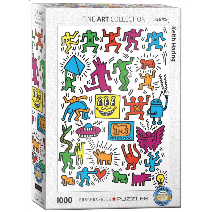 Keith Haring - Collage - 1000 pieces - jigsaw puzzle-2