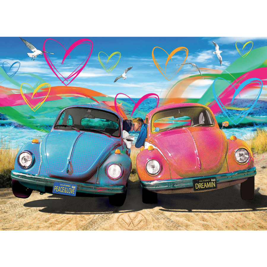 Beetle Love - 1000 pieces - jigsaw puzzle-1