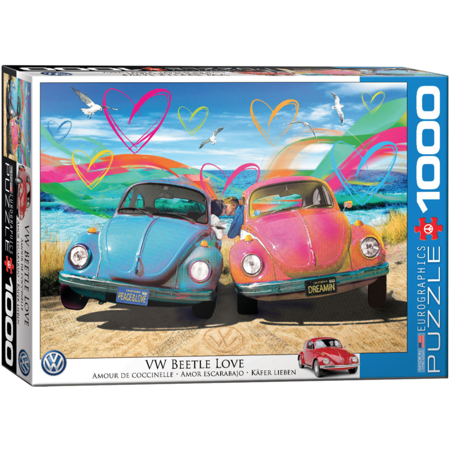 Amour de Coccinelle - puzzle de 1000 pièces-2