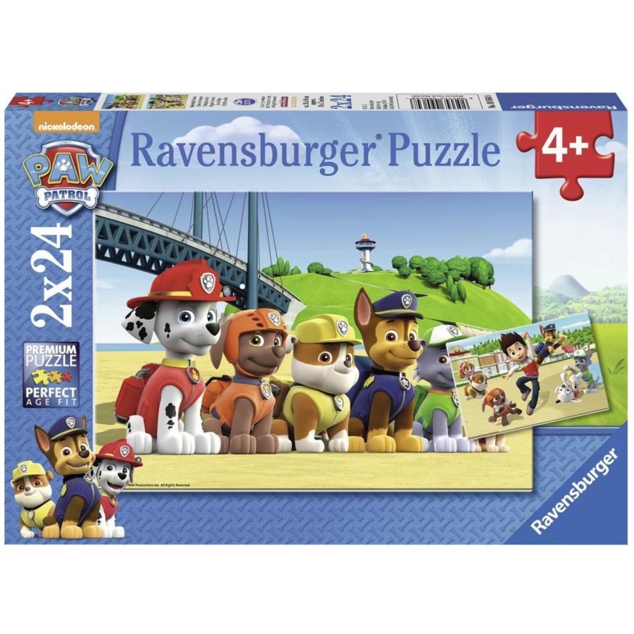 Paw Patrol - 2 puzzles de 24 pièces-1