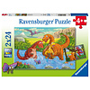 Ravensburger Des dinosaures joyeux - 2 puzzles de 24 pièces
