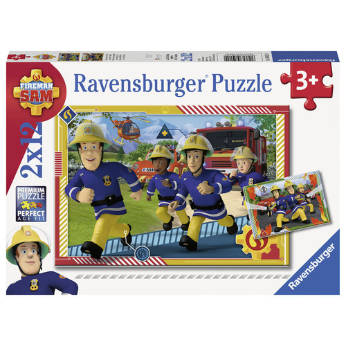  Ravensburger Sam and his team - 2 x 12 pieces 