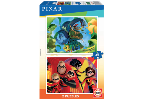  Educa Pixar - 2 x 48 stukjes 