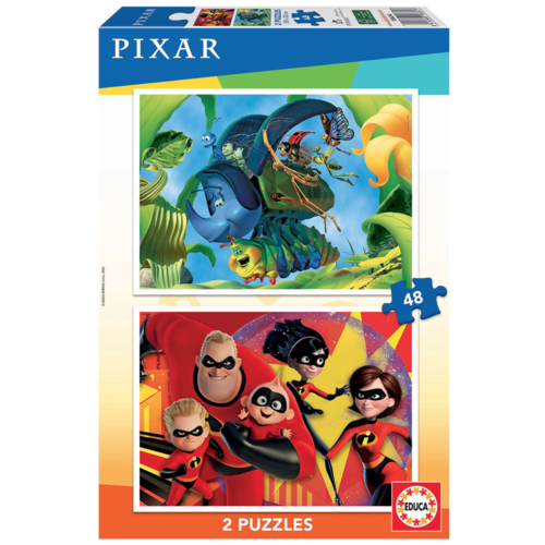  Educa Pixar - 2 x 48 pièces 