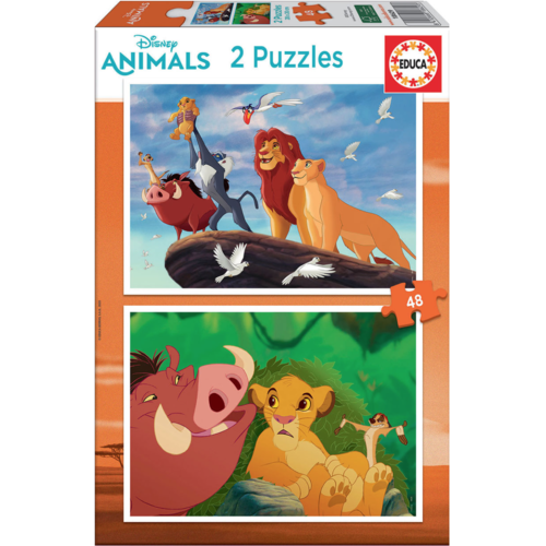  Educa Lion King - 2 x 48 stukjes 