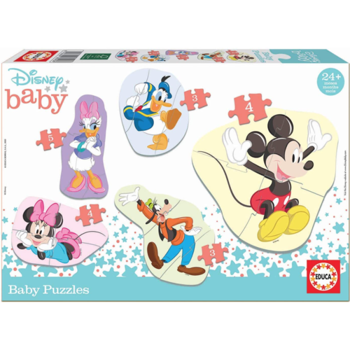  Educa Baby Mickey - 3, 4 and 5 pieces 