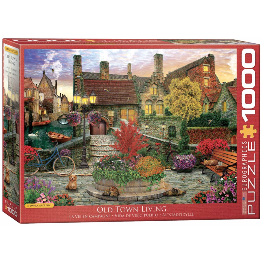 Old Town Living - 1000 pieces - jigsaw puzzle-1