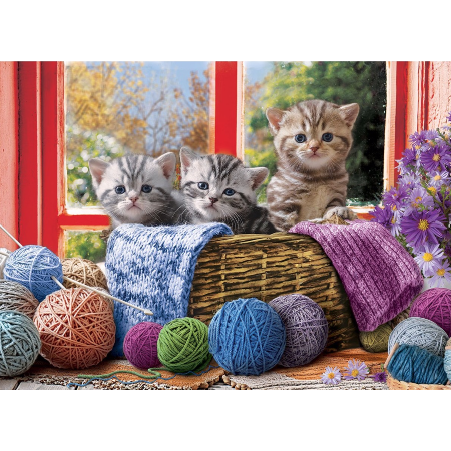 Knittin' Kittens - puzzle de 500XL pièces-1