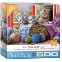 thumb-Knittin' Kittens - puzzle de 500XL pièces-2