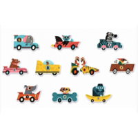 thumb-Puzzel duo - Originele auto's - 10 x 2 stukjes-2