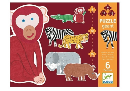 Puzzle géant Safari 12873, un puzzle de 100 pièces de la marque