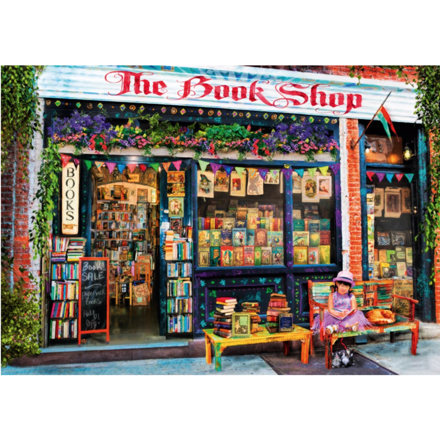 The Bookshop Kids - puzzle of 1000 pieces-1