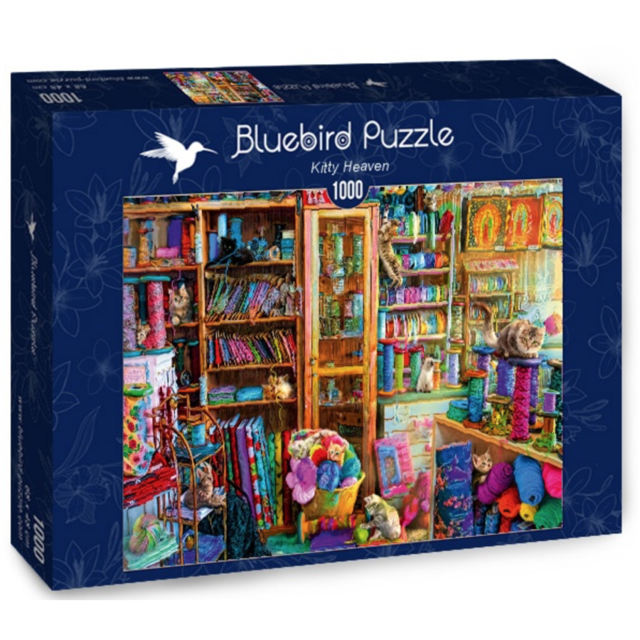 Le paradis des chats - puzzle de 1000 pièces-2