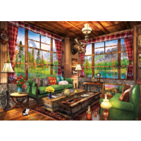 thumb-Mount Cabin View  - puzzle of 1000 pieces-1