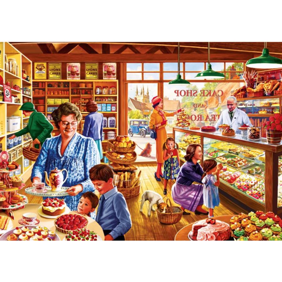 La pâtisserie nostalgique - puzzle de 1000 pièces-1