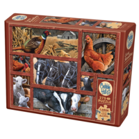 thumb-Amis de la ferme - puzzle de 275 pièces XXL-1