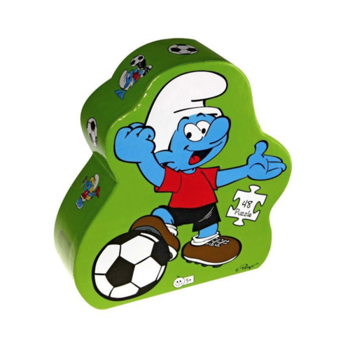  Smurf Puzzel Deco Voetbal 48 stukjes 