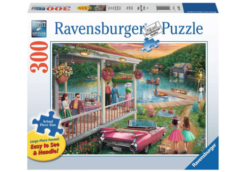  Ravensburger Summer at the lake - 300 XXL pieces 