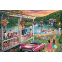 thumb-Summer at the lake - 300 XXL pieces - jigsaw puzzle-2