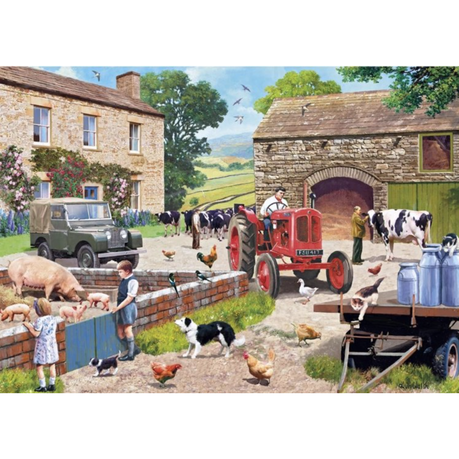 Life on the Farm - jigsaw puzzle of 1000 pieces-1