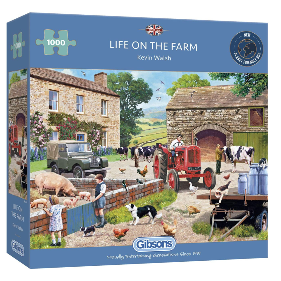 La vie à la ferme - puzzle de 1000 pièces-2